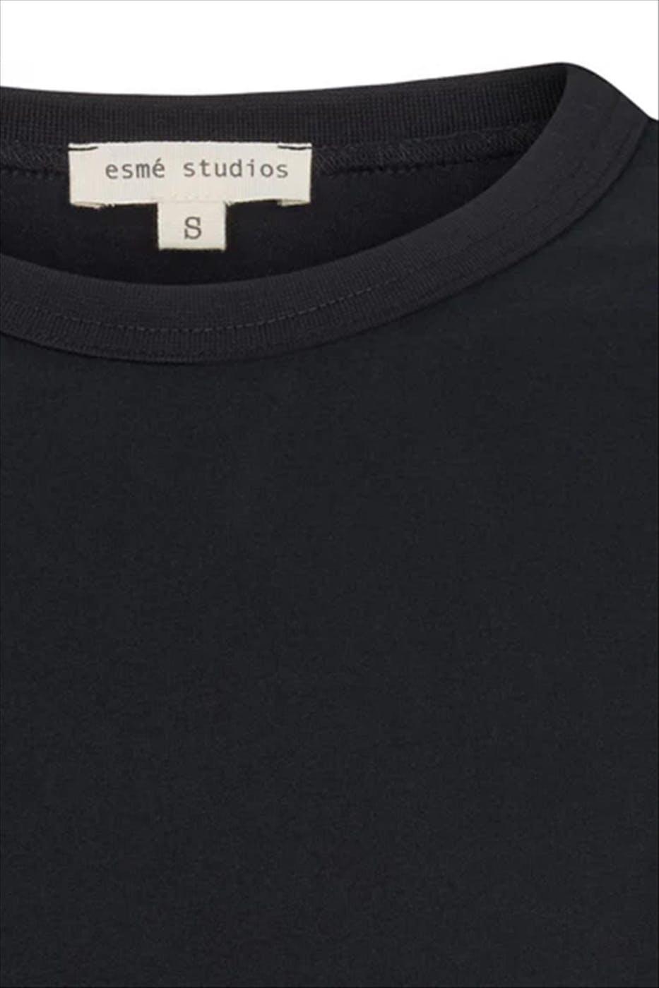esmé studios - Zwarte Signe Boxy T-shirt