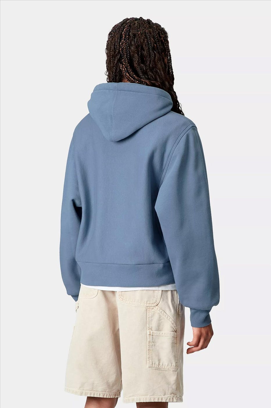 Carhartt WIP - Middenblauwe W' American Script hoodie