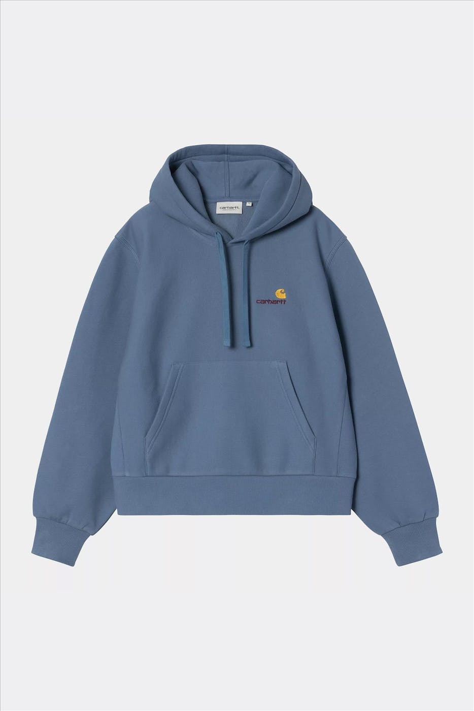 Carhartt WIP - Middenblauwe W' American Script hoodie