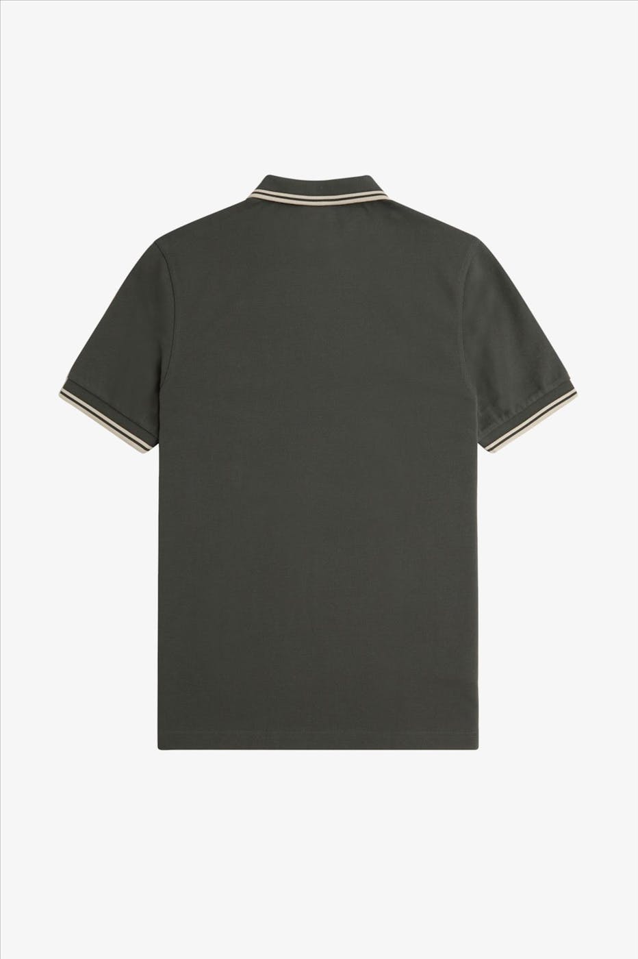 Fred Perry - Kaki Twin Tipped polo