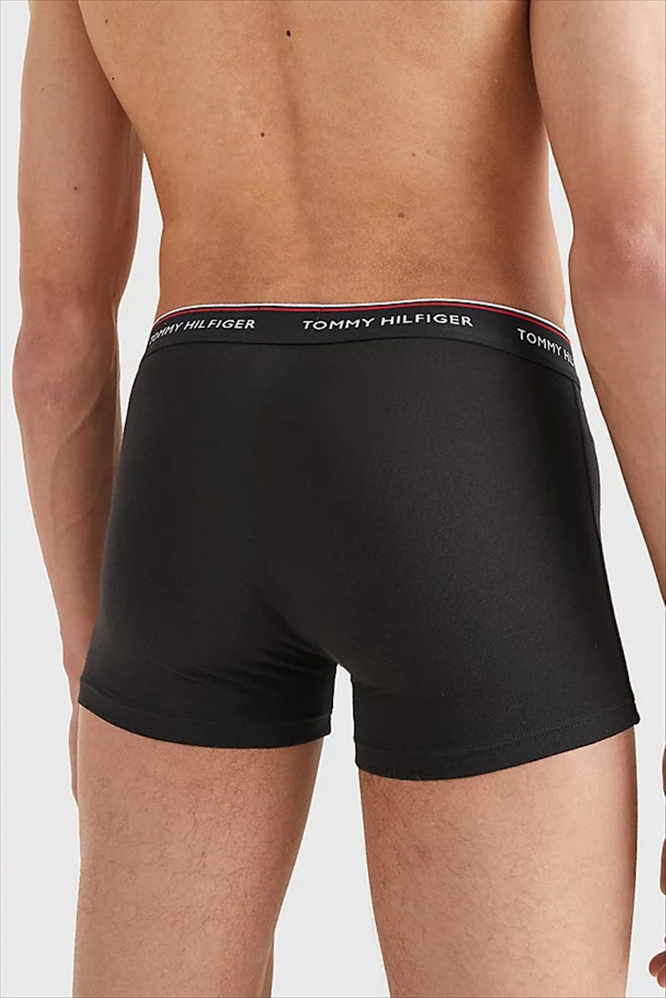 Tommy Hilfiger Underwear - Zwarte 3-Pack Trunk boxershorts
