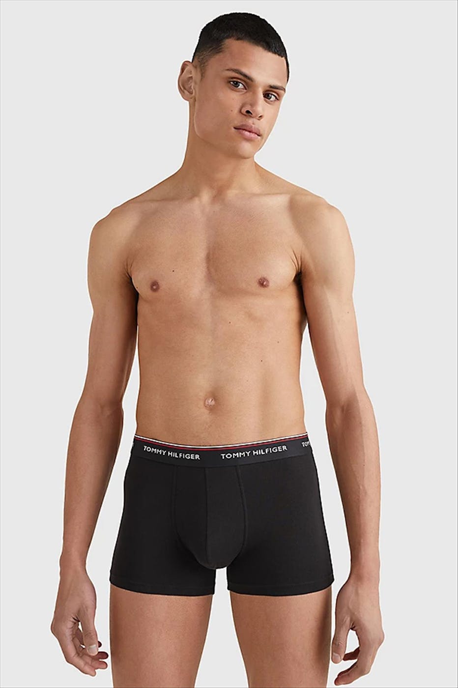 Tommy Hilfiger Underwear - Zwarte 3-Pack Trunk boxershorts