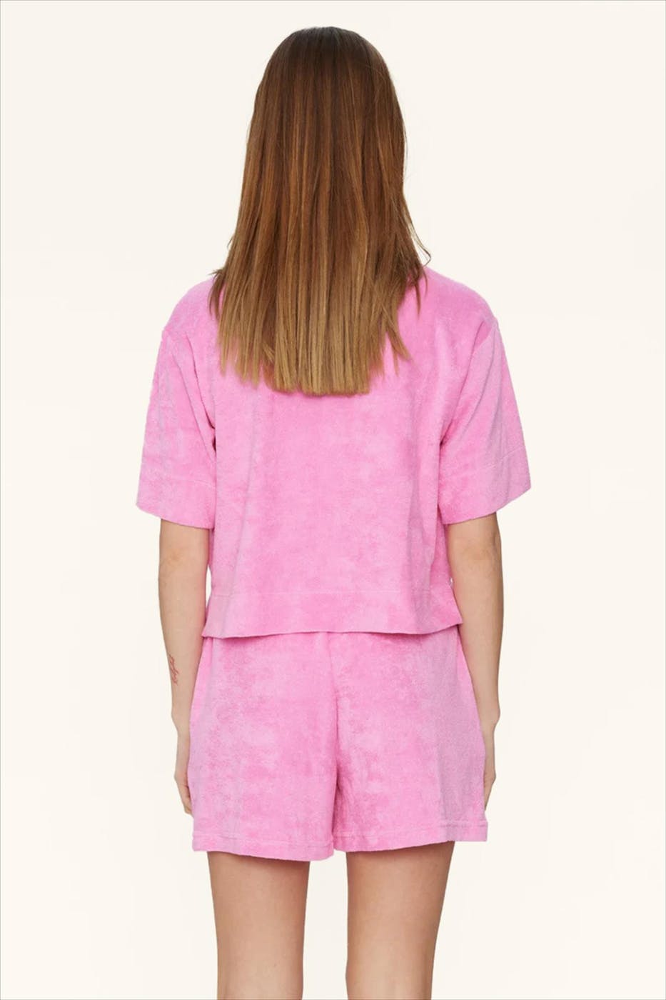 Nümph - Roze Frotte blouse