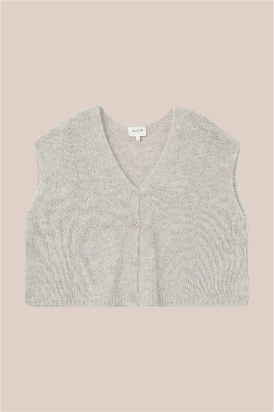 Grace & Mila - Lichtgrijze Savant cardigan