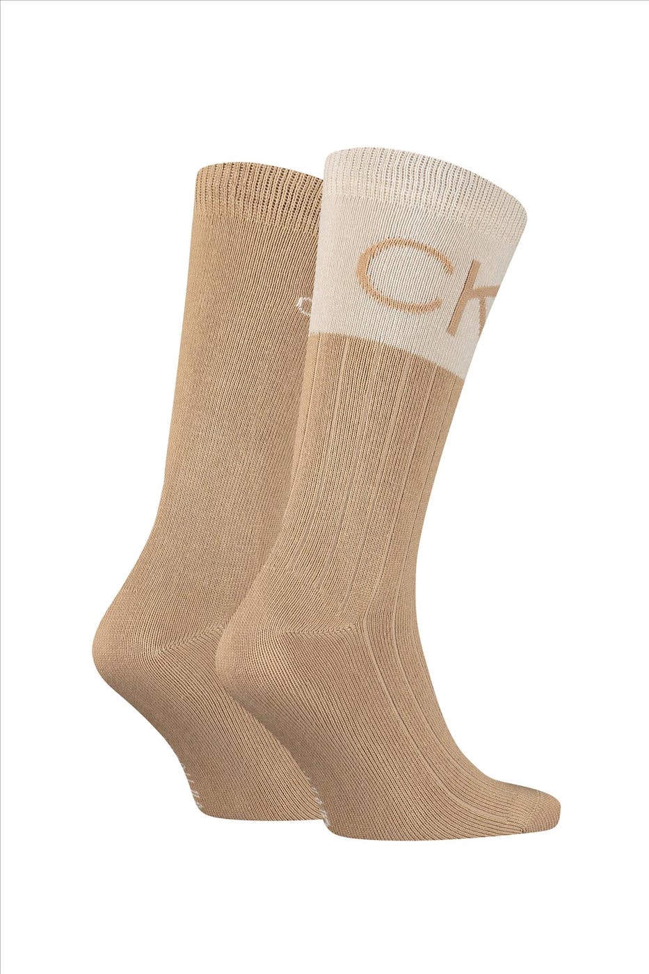 Calvin Klein - Biege 2-pack sokken, one size