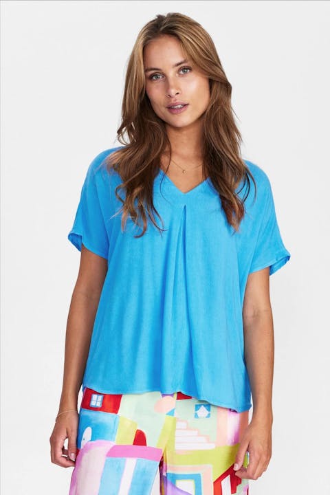 Nümph - Lichtblauwe Rikka blouse