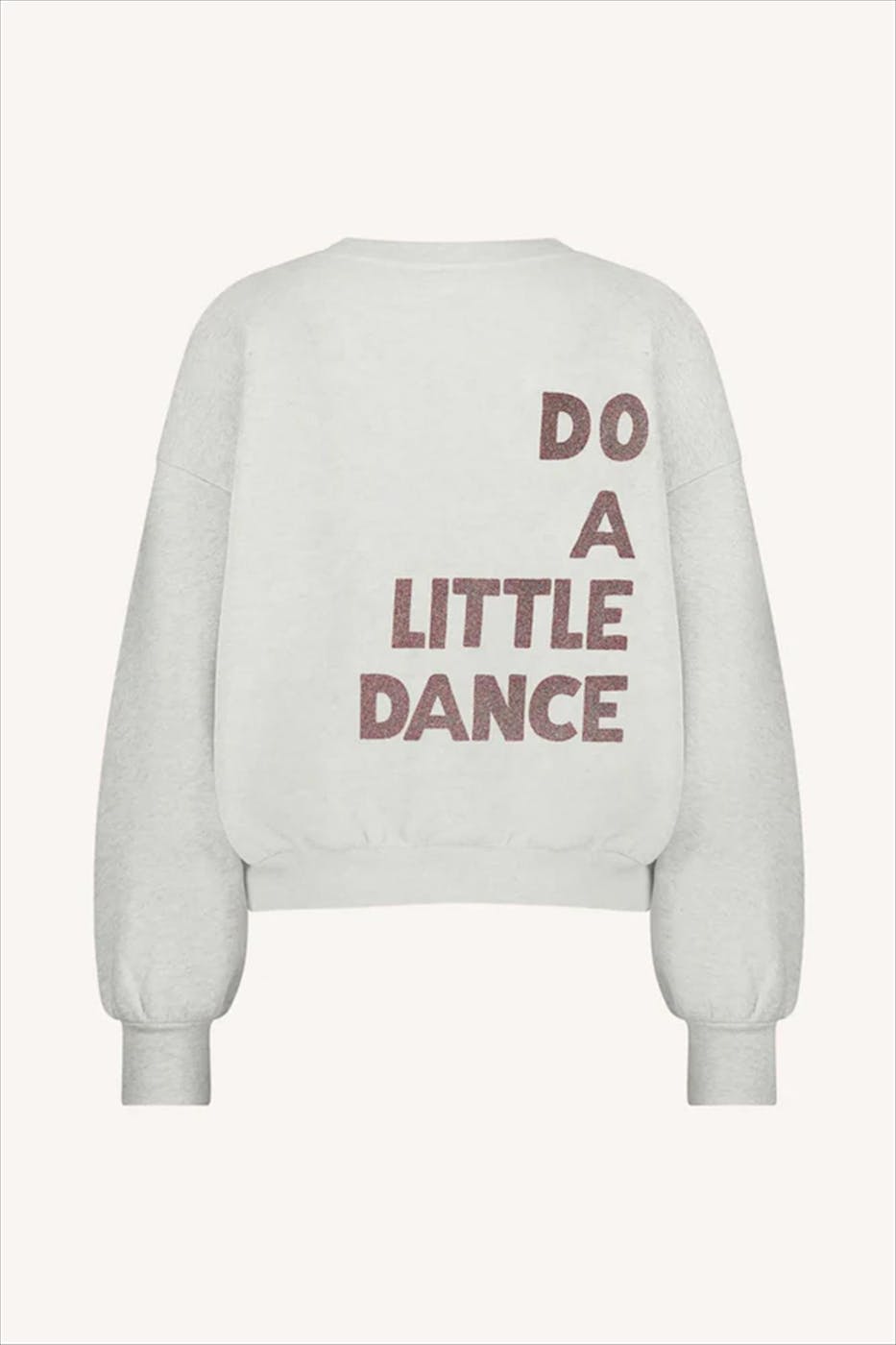 BY BAR - Lichtgrijze Bibi Dance sweater