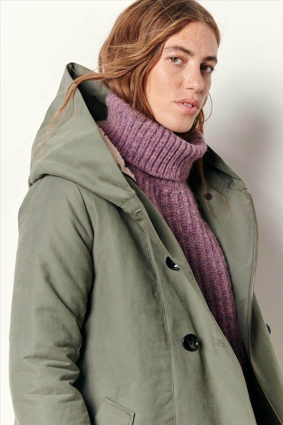 Sessùn - Groene Sandison parka