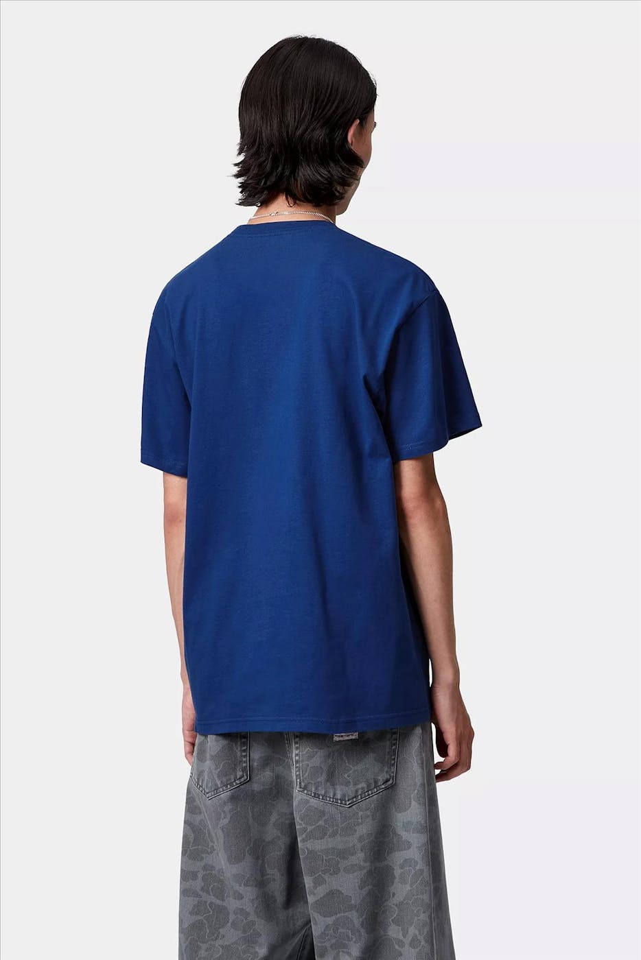 Carhartt WIP - Kobaltblauwe Chase T-shirt