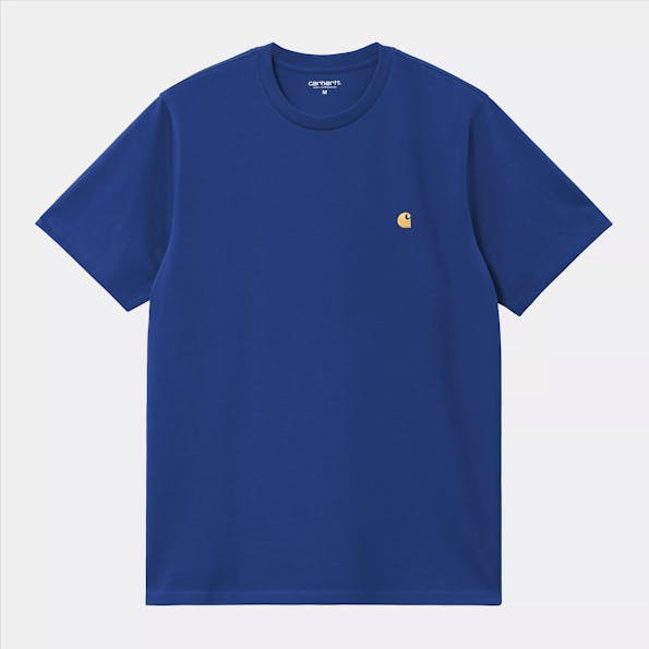 Carhartt WIP - Kobaltblauwe Chase T-shirt