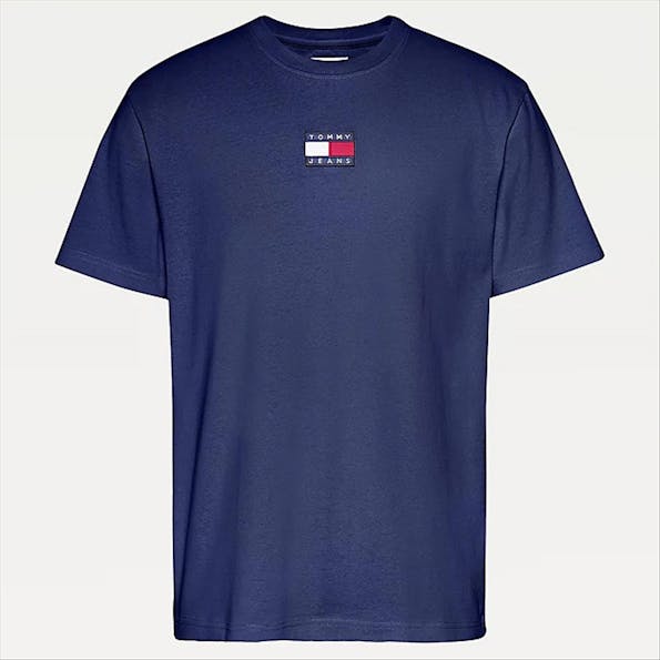 Tommy Jeans - Marineblauwe TJM Tommy Badge T-shirt