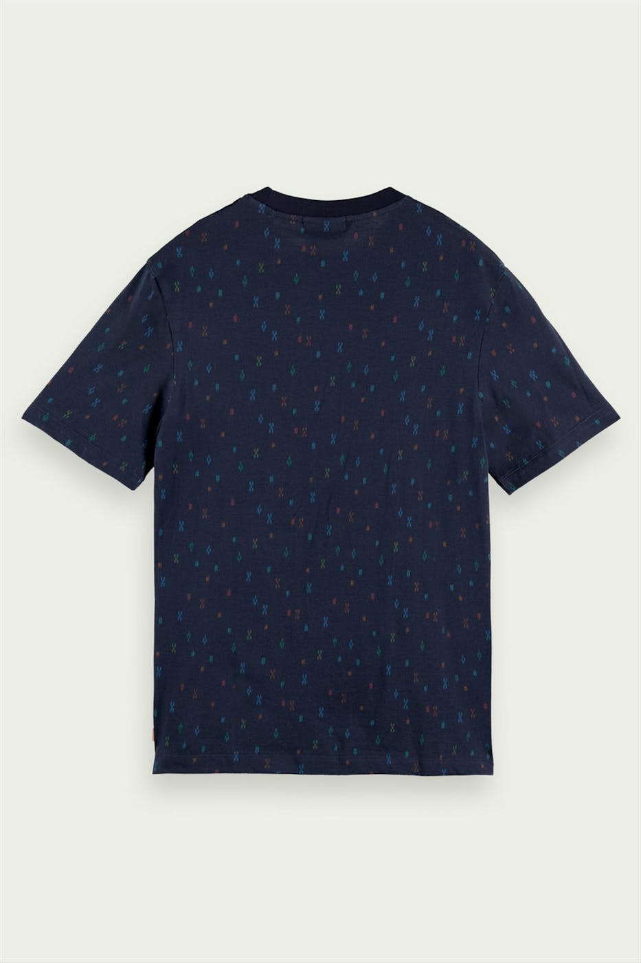 Scotch & Soda - Donkerblauwe Printed T-shirt