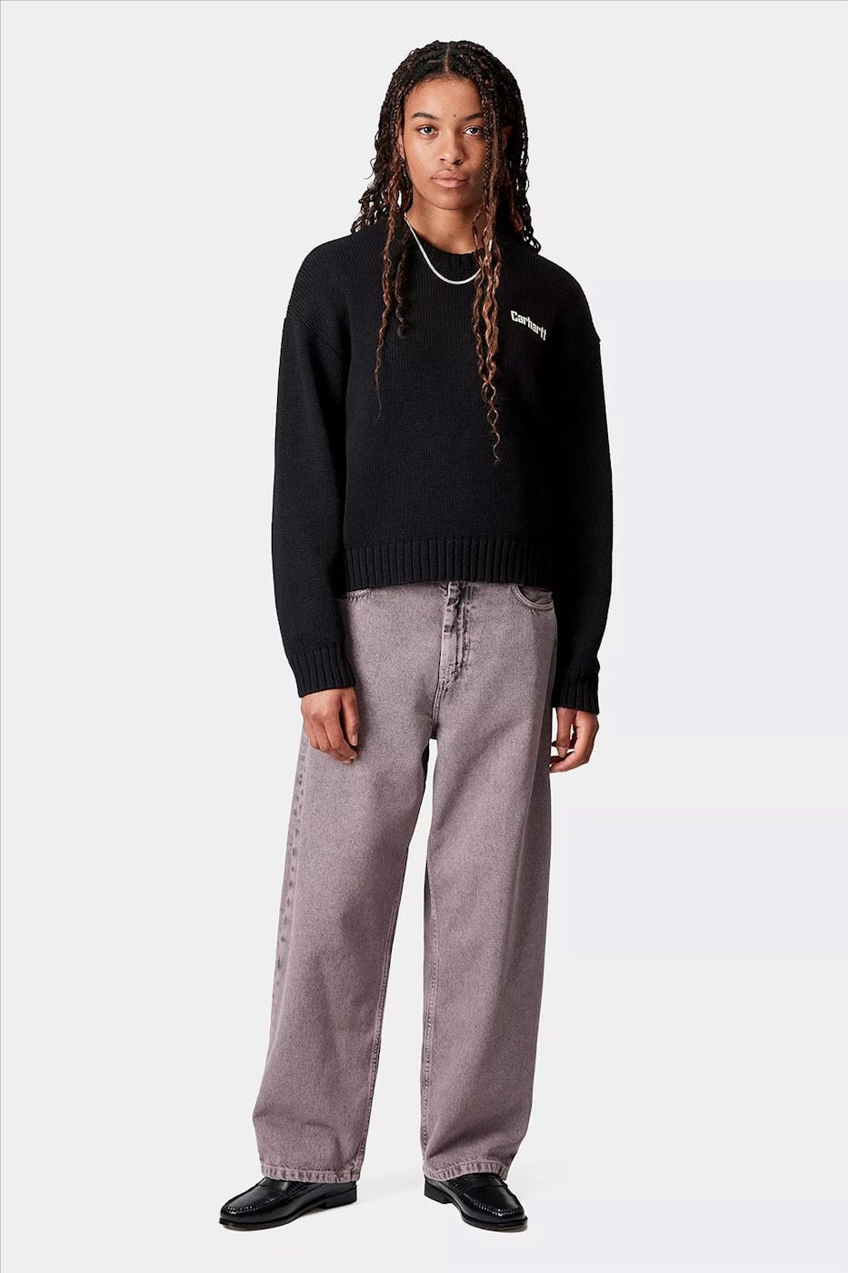 Carhartt WIP - Paarse Brandon pant