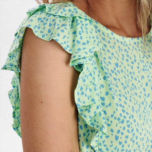 Nümph - Groene Lydia blouse