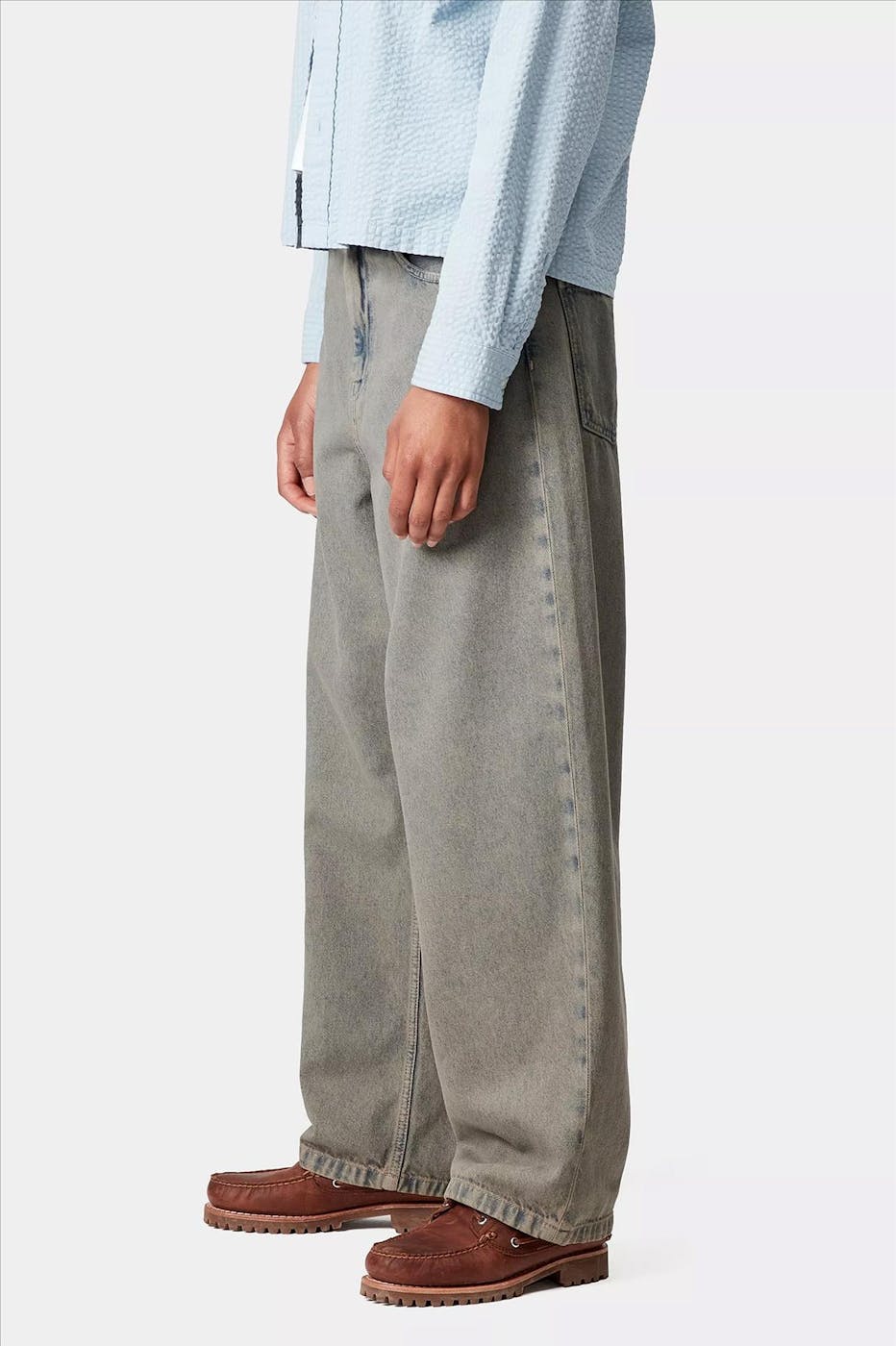 Carhartt WIP - Blauwbeige Brandon pant
