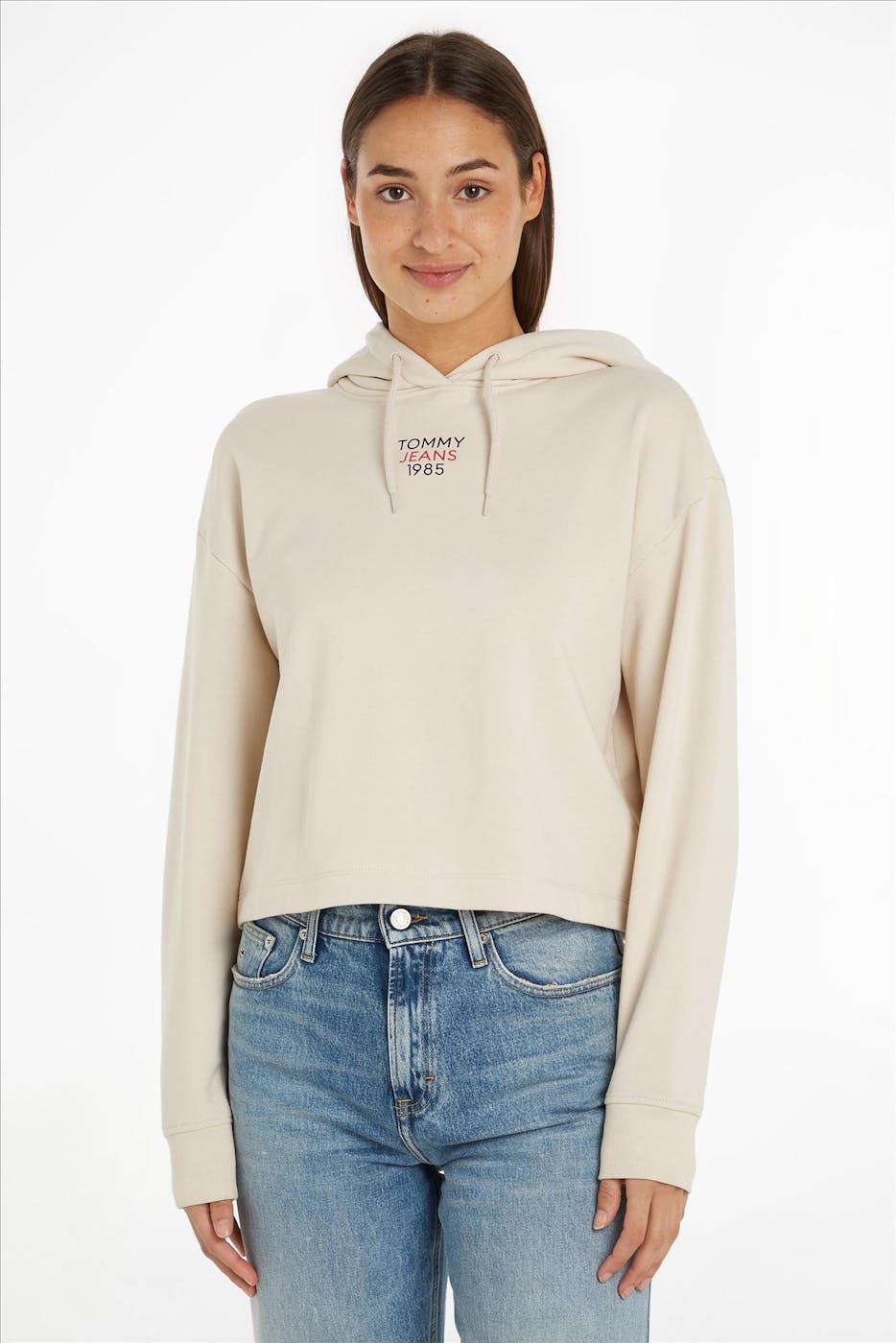 Tommy Jeans - Beige Essential Relaxed hoodie