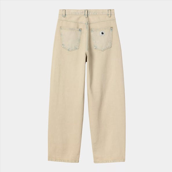 Carhartt WIP - Beigeblauwe Brandon pant