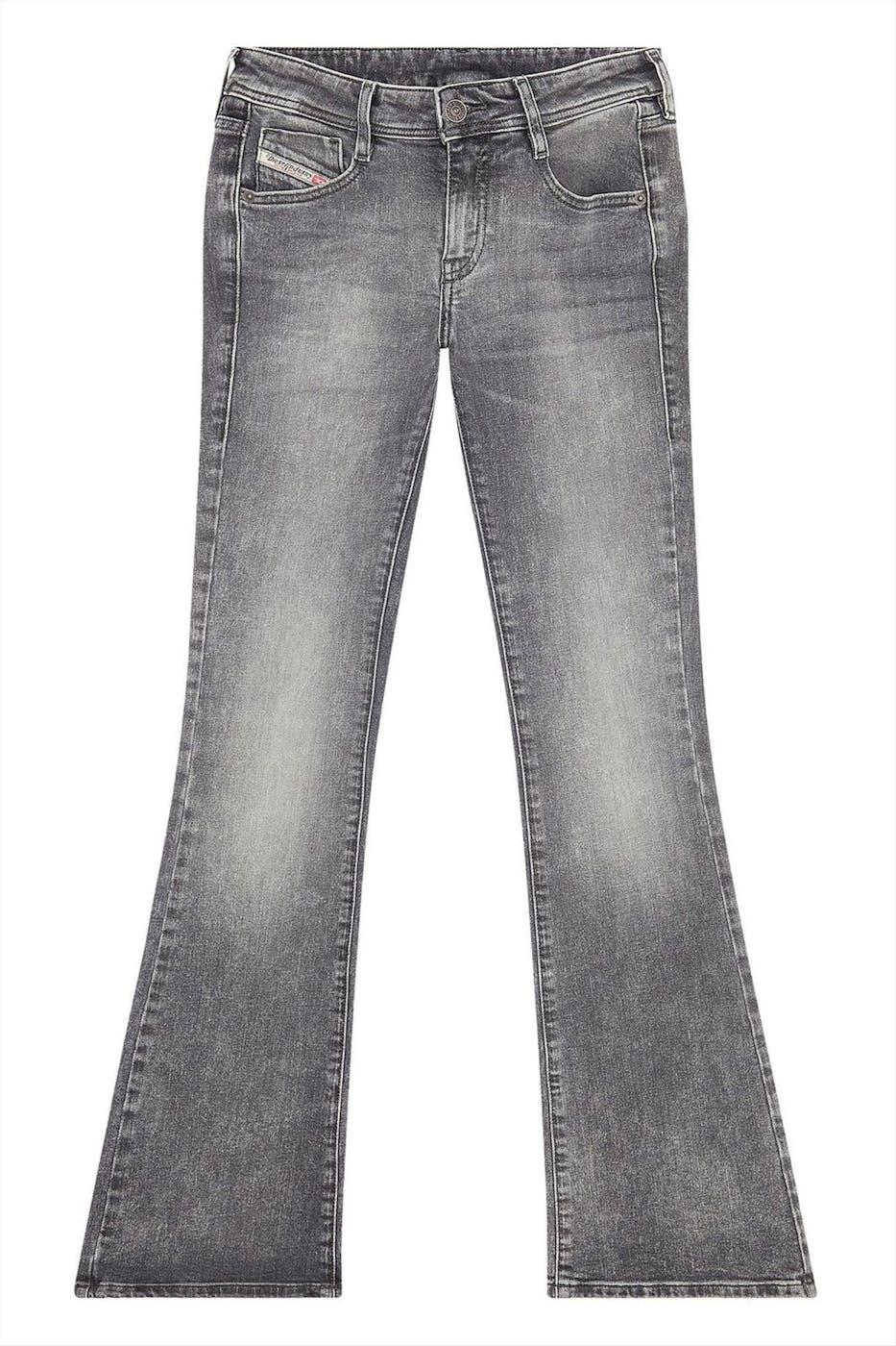 Diesel - Donkergrijze D-Ebbey Slim Fit jeans