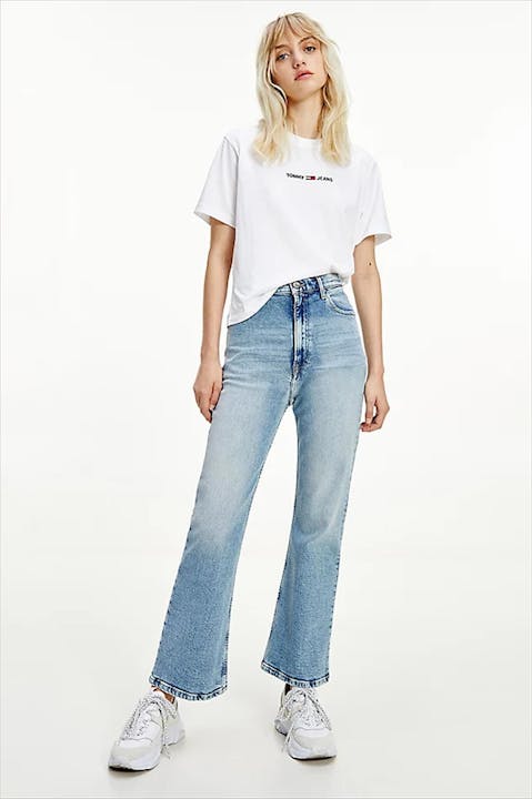Tommy Jeans -   Lichtblauwe Harper High Rise Straight Ankle jeans