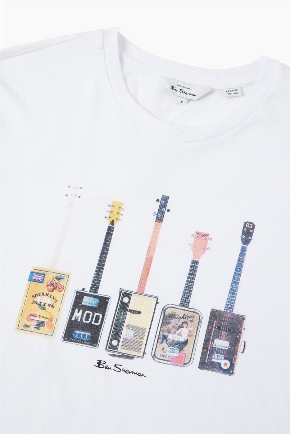 Ben Sherman - Witte Guitars T-shirt