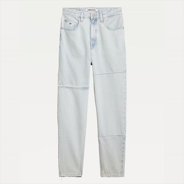 Tommy Jeans - Lichtblauwe Ultra High Rise Tapered Mom Jeans