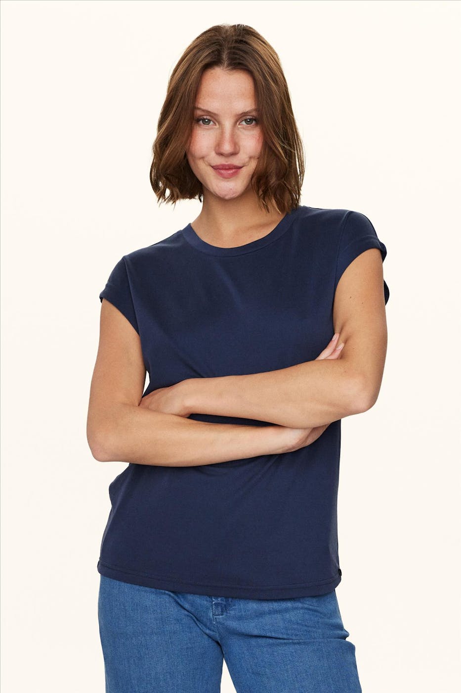 Nümph - Donkerblauwe Lizy T-shirt