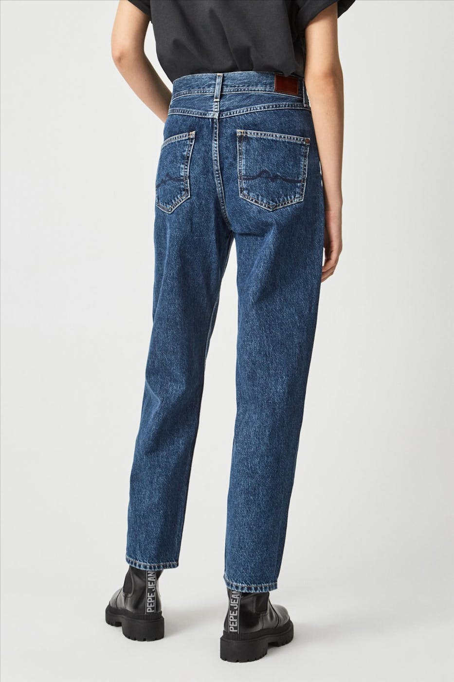 Pepe Jeans London - Blauwe Dover Straight Tapered Jeans