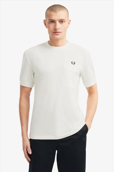 Fred Perry - Witte Pique T-shirt