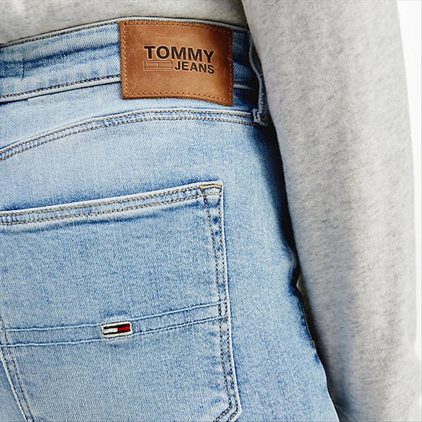 Tommy Jeans - Lichtblauwe Sylvia High Rise Super Skinny Ankle jeans