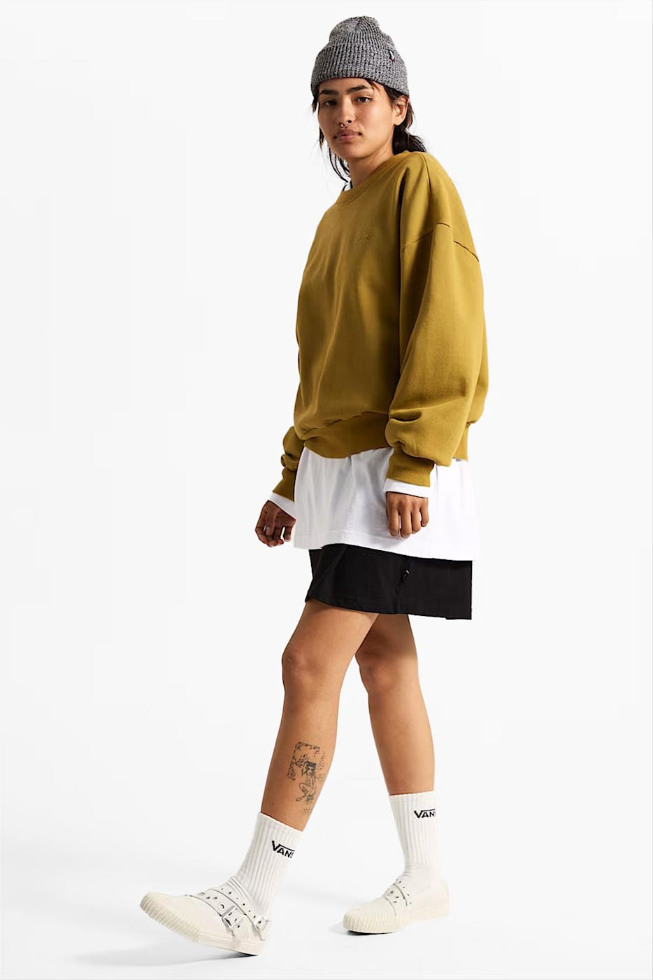 Vans - Mosterdgele Retro sweater