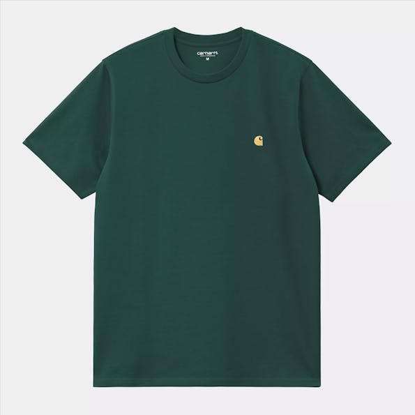 Carhartt WIP - Donkergroene Chase T-shirt