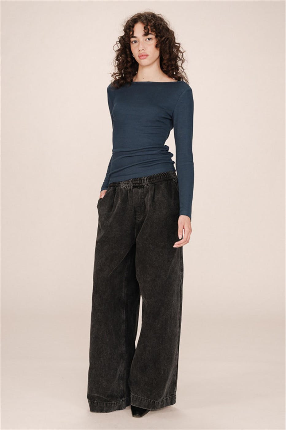 Grace & Mila - Donkergroene Stanley longsleeve