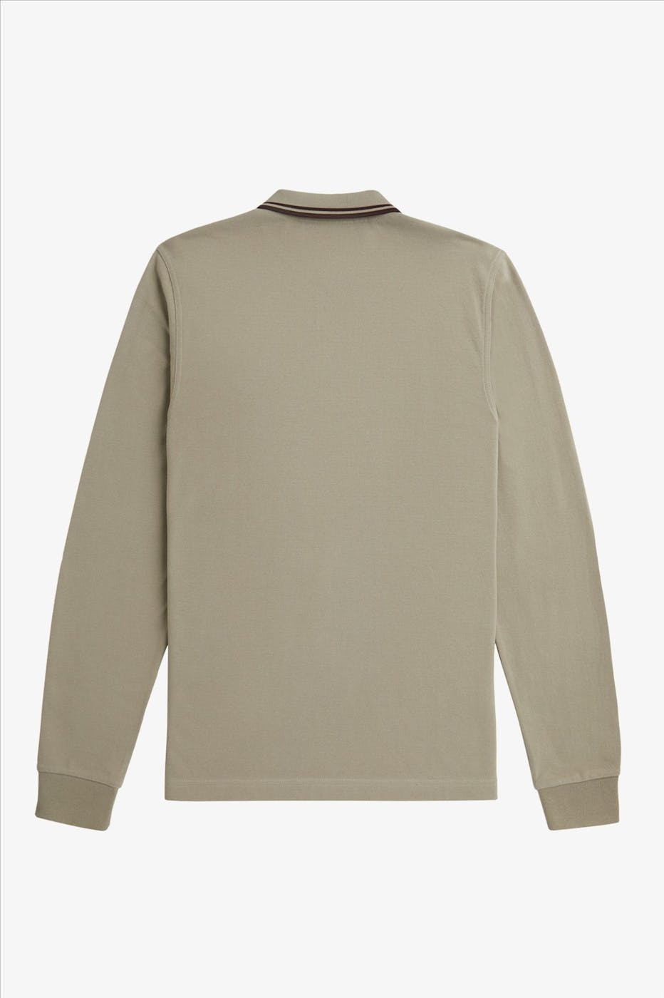 Fred Perry - Bruingrijze Twin Tipped polo