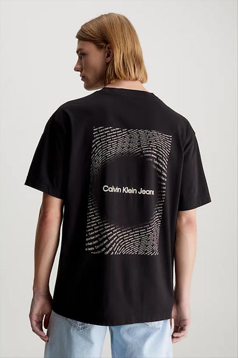 Calvin Klein Jeans - Zwarte Multi Logo T-shirt