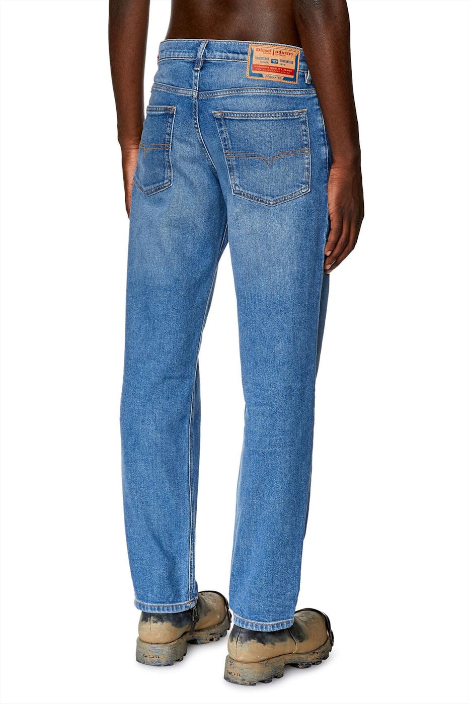 Diesel - Blauwe D-Finitive-Oenas Tapered jeans