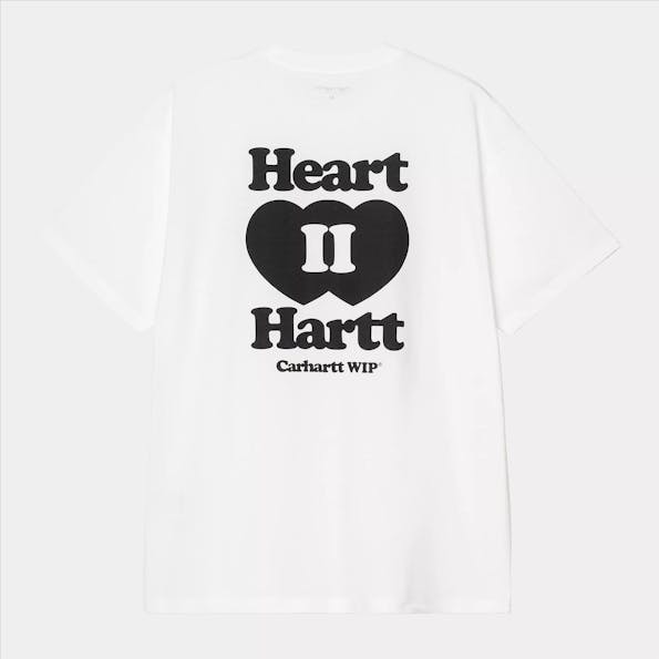 Carhartt WIP - Witte Heart Hartt T-shirt