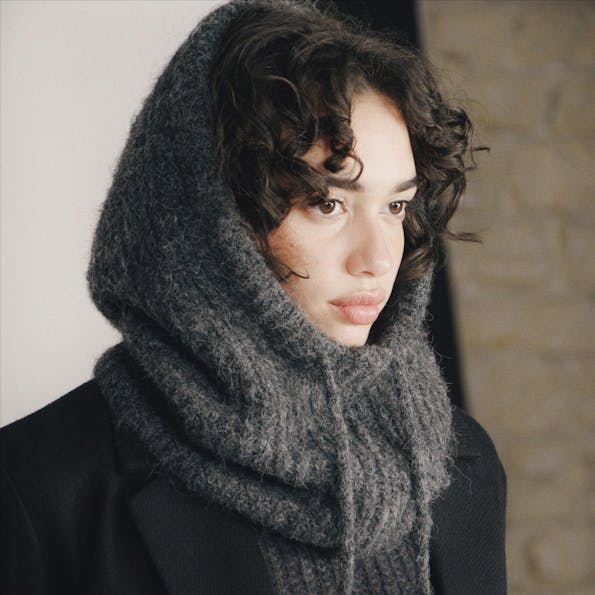 Grace & Mila - Grijze Samourai balaclava