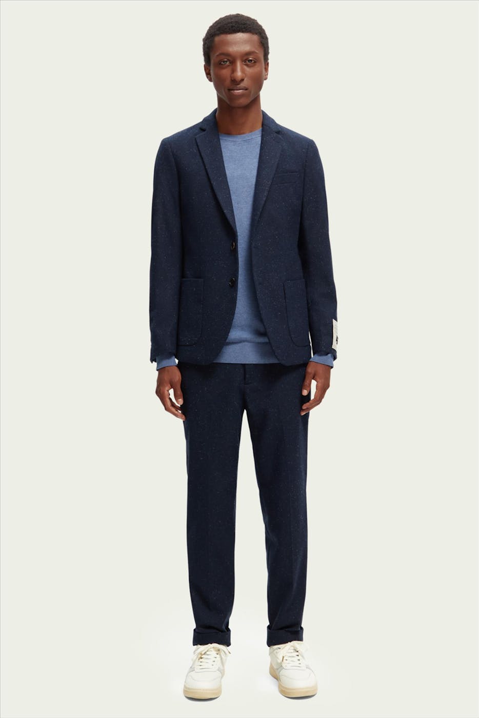 Scotch & Soda - Blauwe Authentic Wear blazer