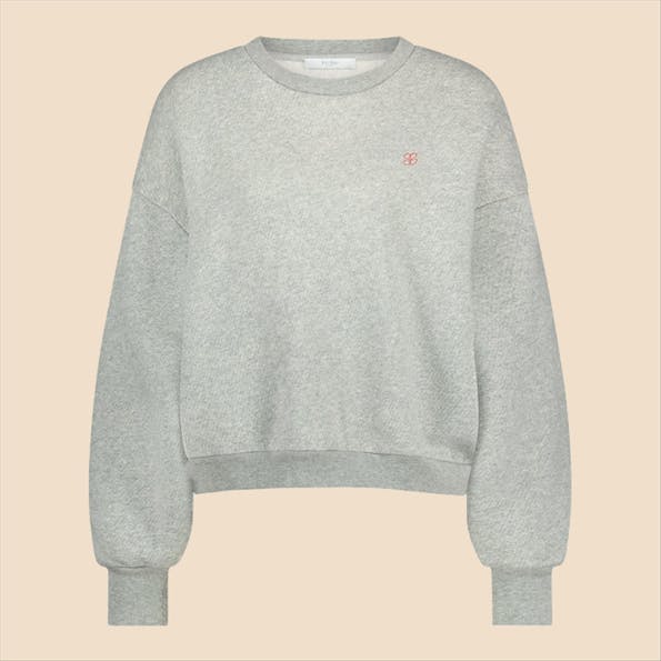 BY BAR - Grijs-Rode Boogie Nights sweater