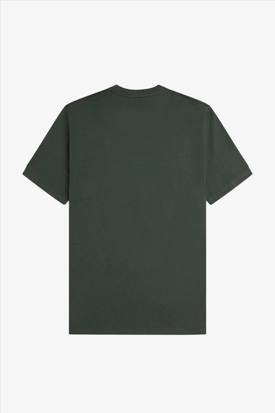 Fred Perry - Olijfgroene Embroidered T-shirt