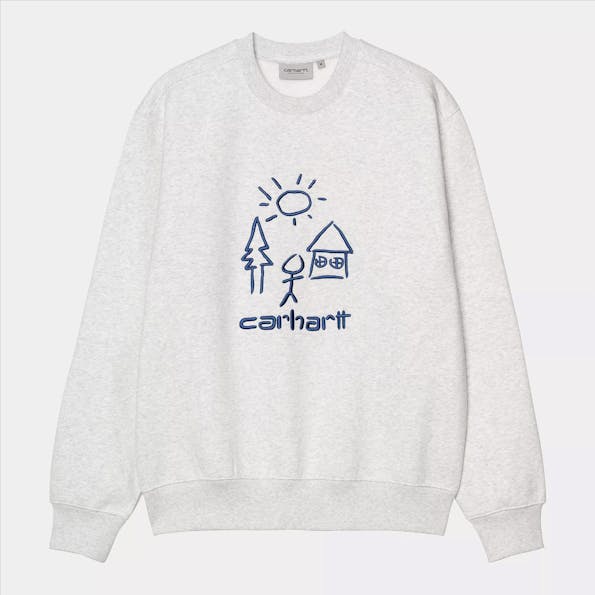 Carhartt WIP - Grijze Masterpiece sweater