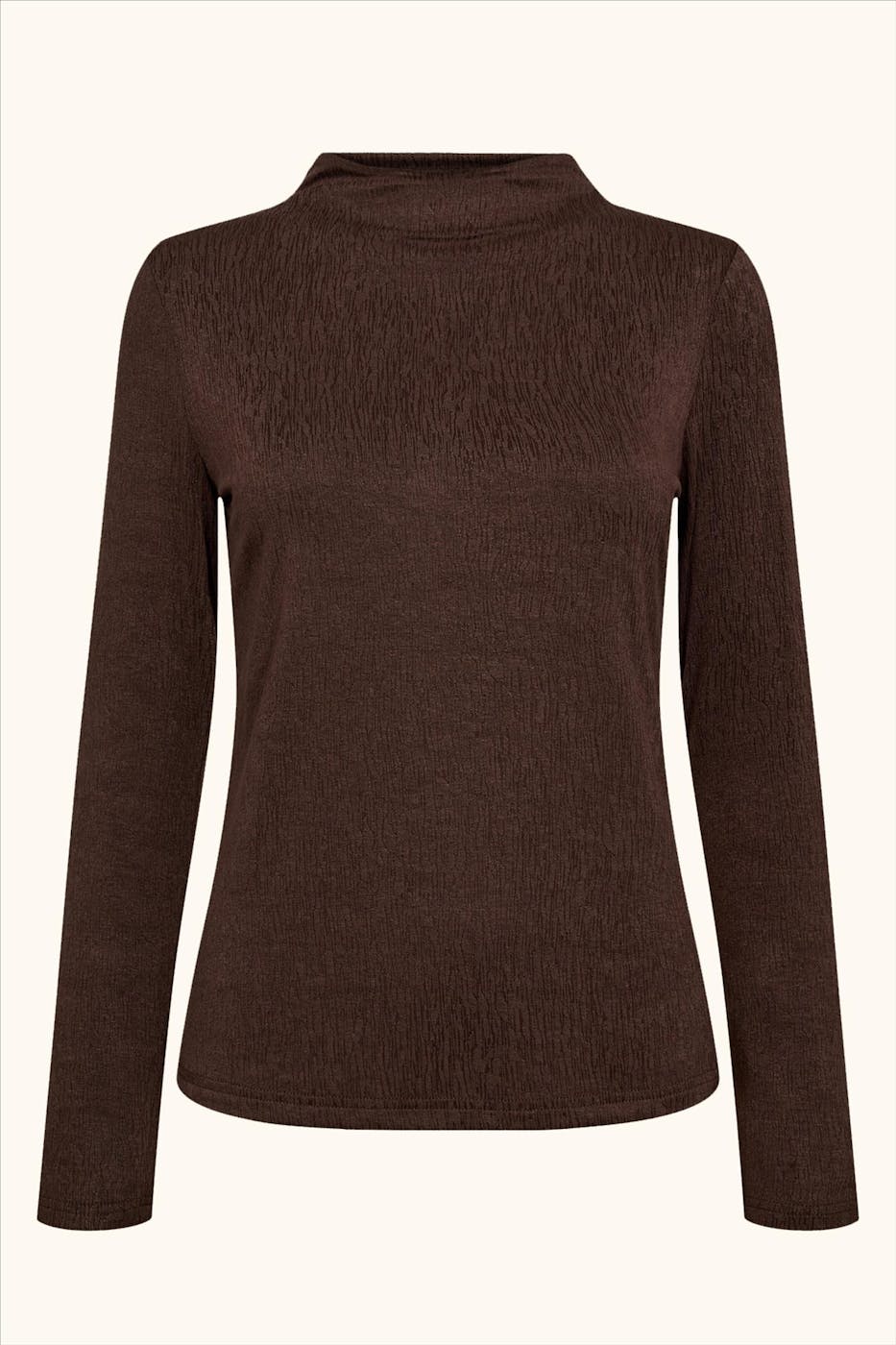 Nümph - Donkerbruine Nuconny longsleeve