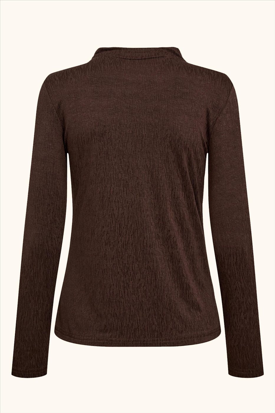 Nümph - Donkerbruine Nuconny longsleeve