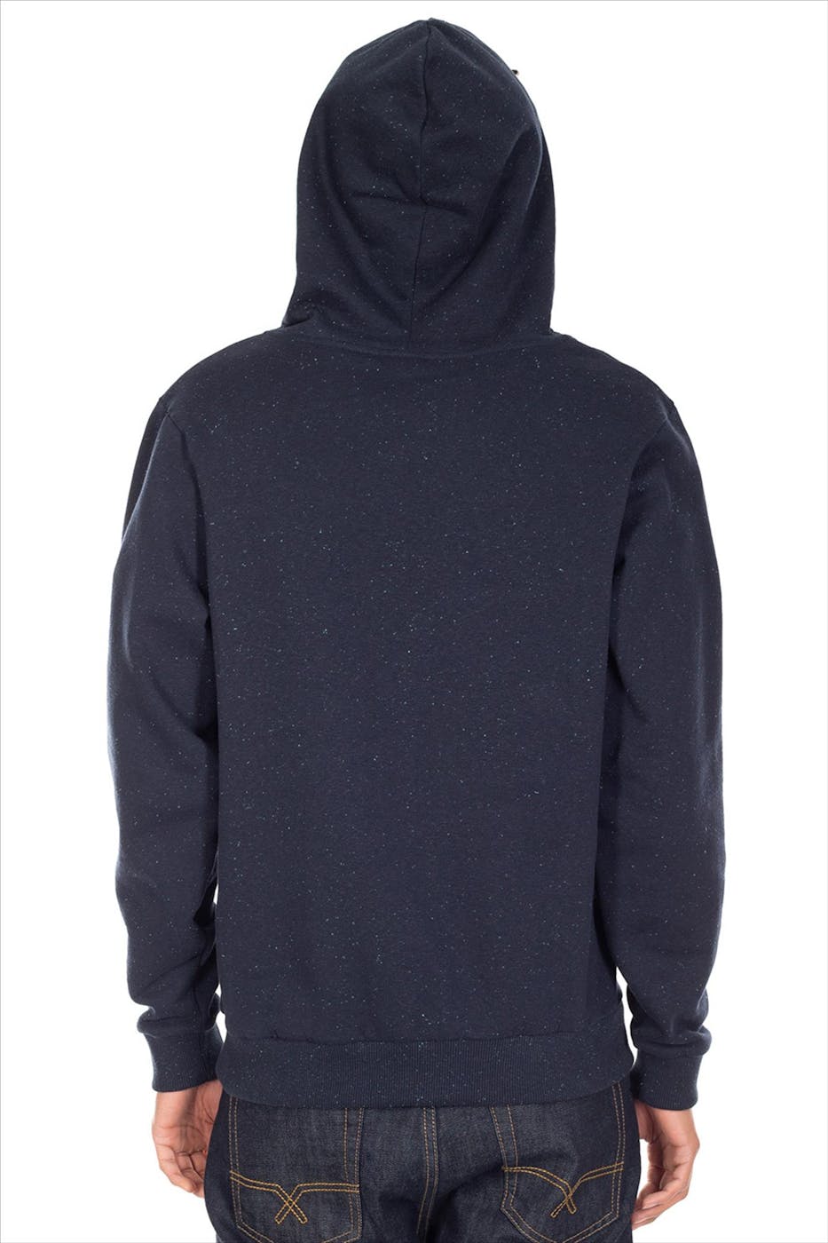 Iriedaily - Donkerblauw gespikkelde Retain Hoodie