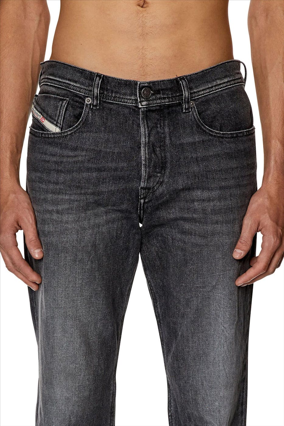 Diesel - Grijze D-Finitive Regular Fit jeans