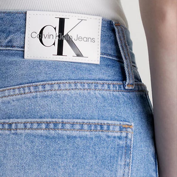 Calvin Klein Jeans - Lichtblauwe Authentic Slim straight jeans