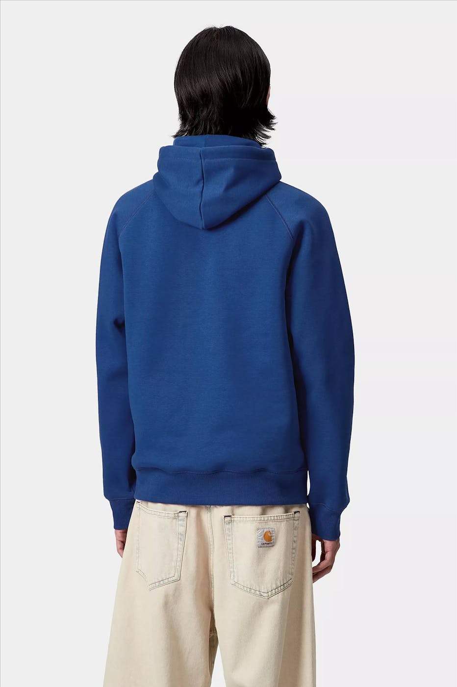 Carhartt WIP - Kobaltblauwe Chase hoodie