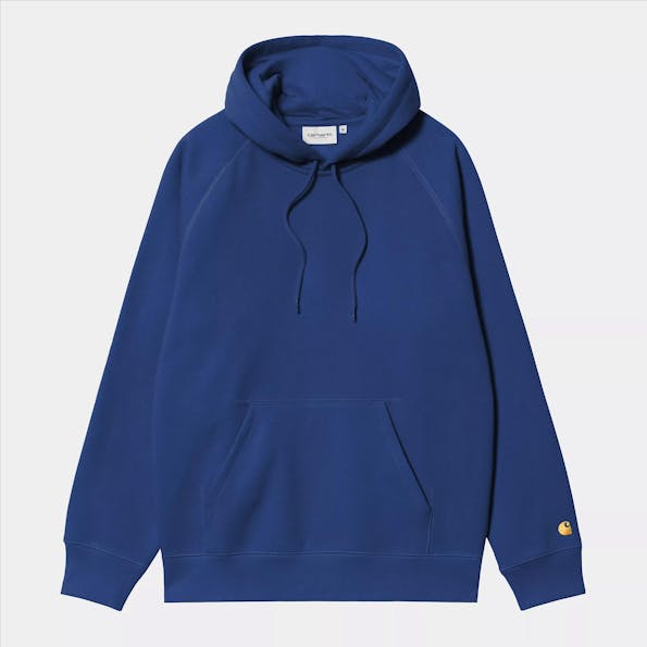 Carhartt WIP - Kobaltblauwe Chase hoodie