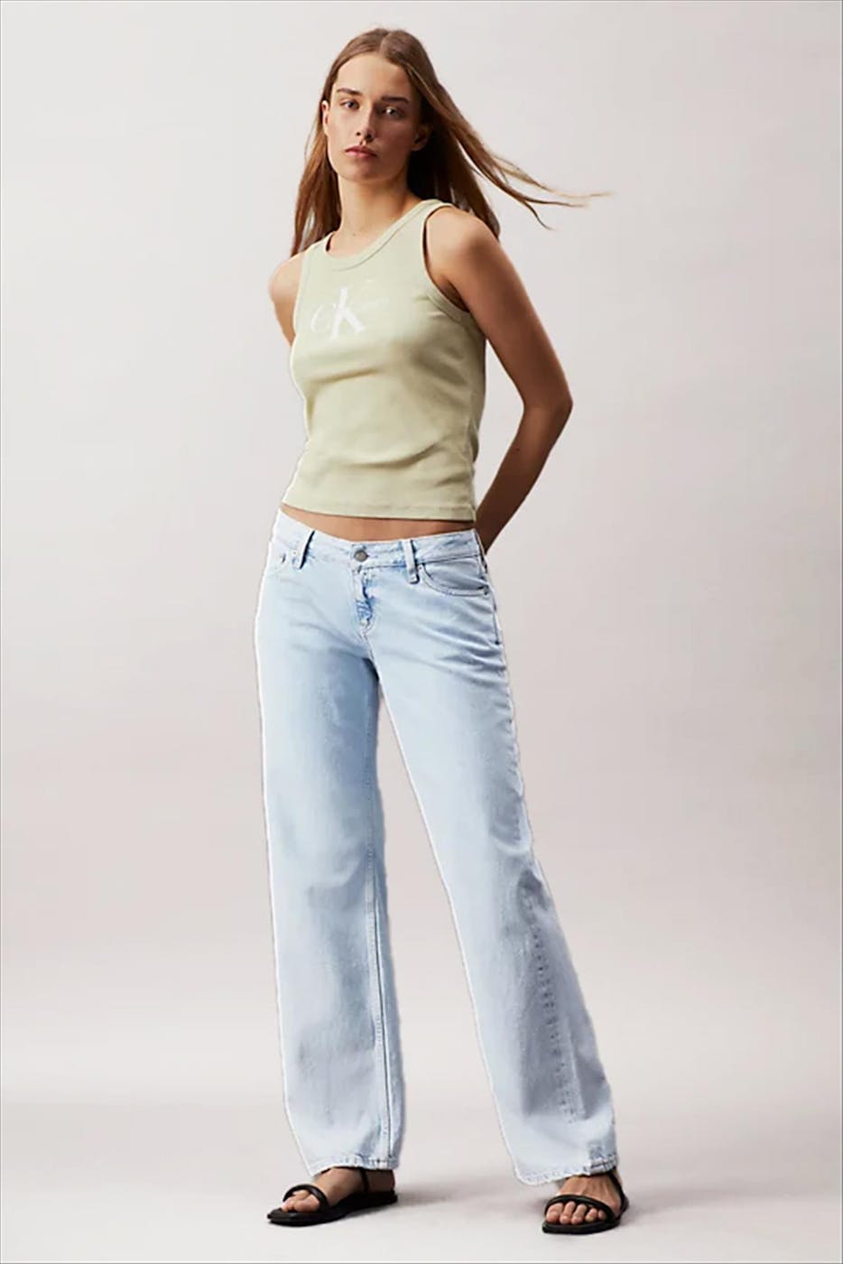 Calvin Klein Jeans - Lichtblauwe Extreme baggy jeans
