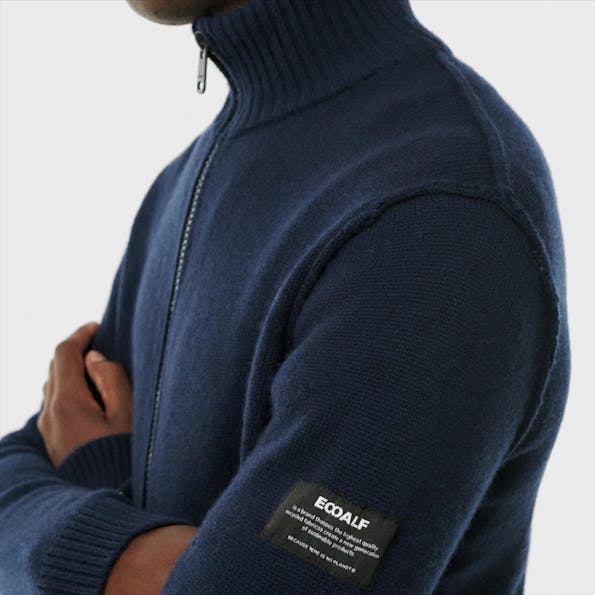 ECOALF - Donkerblauwe Leno trui